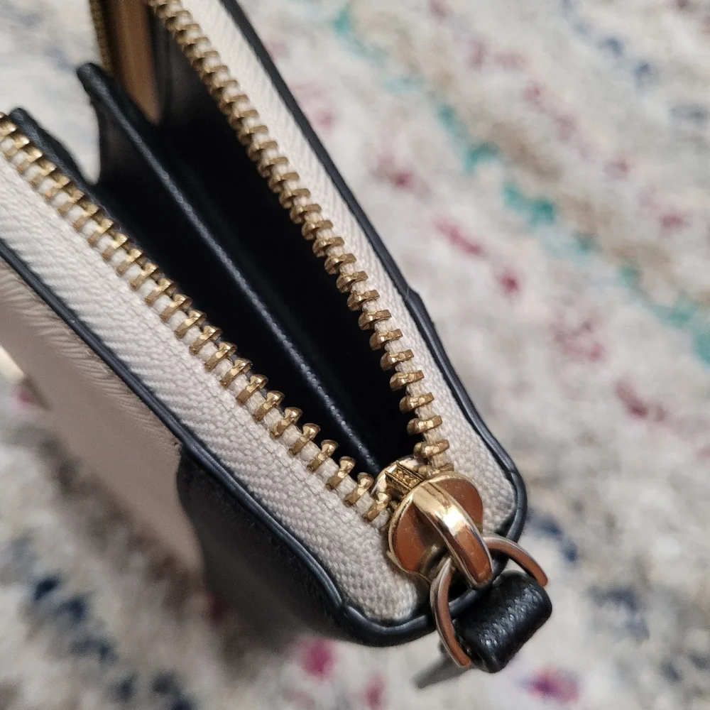 Kate Spade Neda Newbury Lane Zip-Around Wallet Mousfro/Black